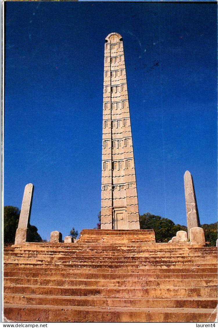 9-12-2023 (1 W 41) Ethiopia (posted To Australia 2013) - Axum Obelisk - Ethiopie