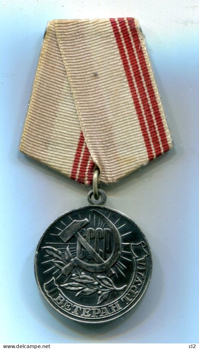 URSS - Médaille Des Vétérans Du Travail - Russia