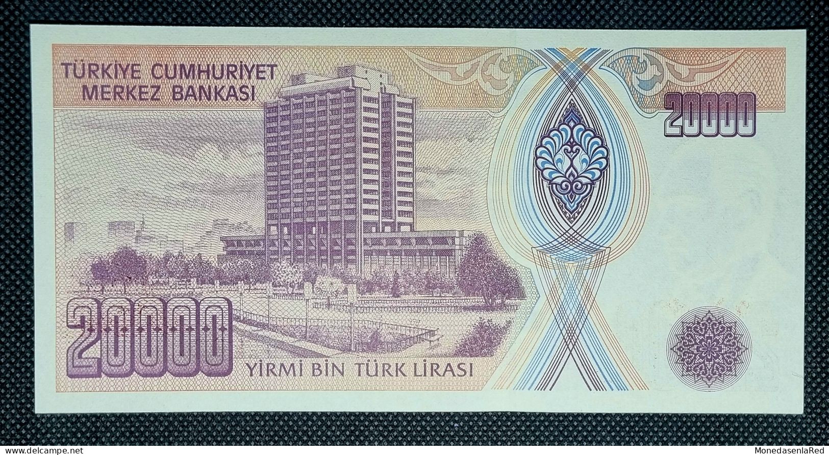 TURQUIA / TURKEY 20000 LIRAS TURCAS 1995 SIN CIRCULAR / UNC. P-202 - Turquie