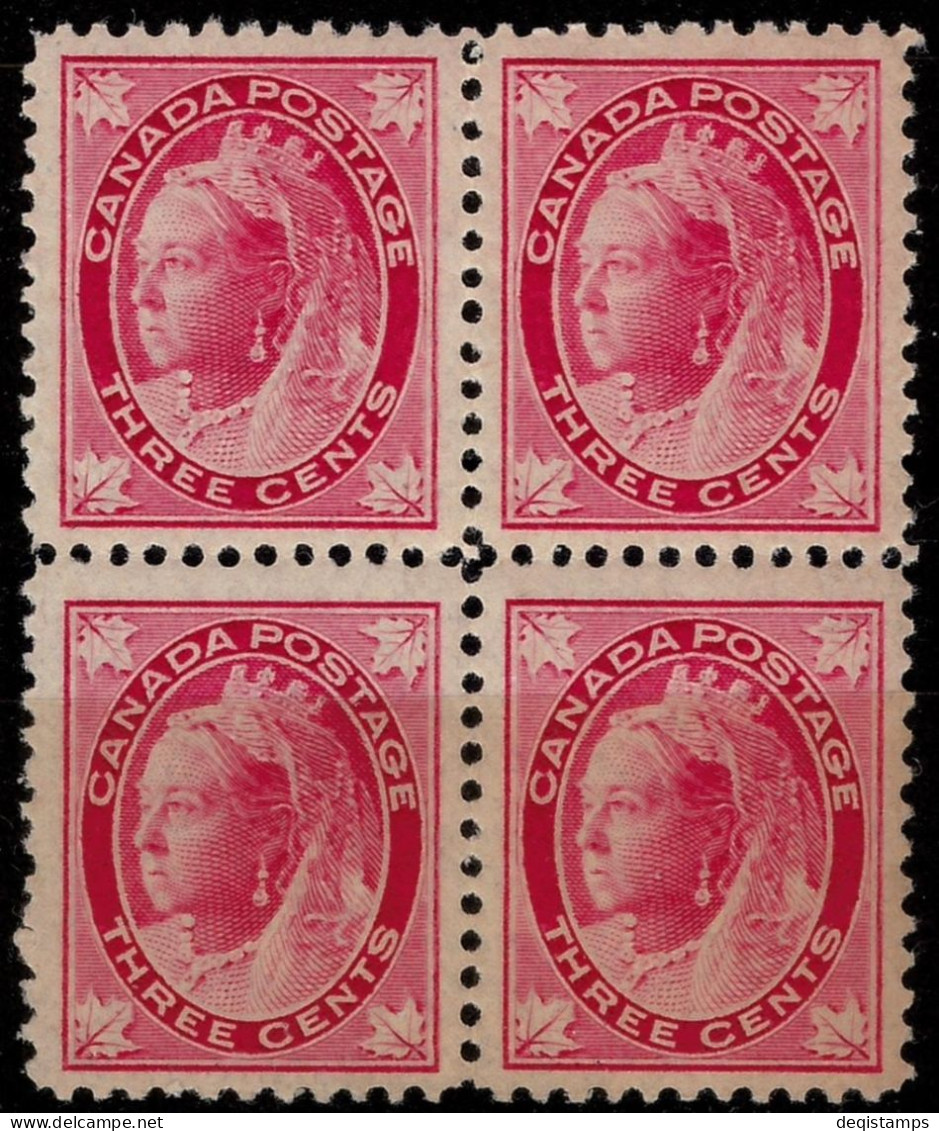 Canada - 1897 3 C. SG 145 Sc 69 Cat SG £260  Unused MNH/MH - Unused Stamps