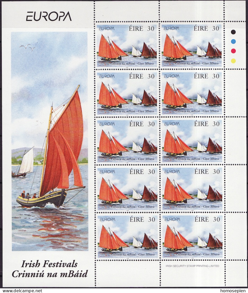 Irlande - Ireland - Irland Bloc Feuillet 1998 Y&T N°F1073 à F1074 - Michel N°KB1068 à KB1069 *** - EUROPA - Gommé - Blocks & Sheetlets