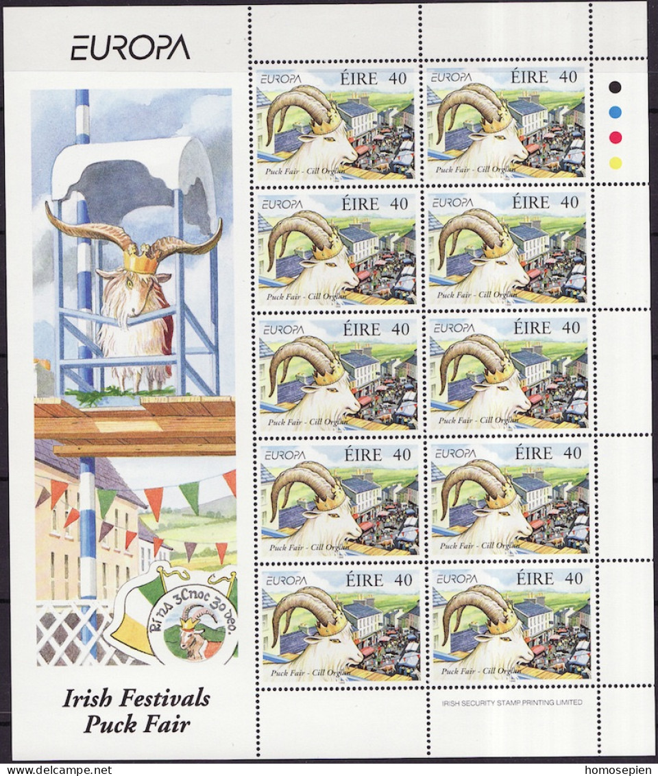 Irlande - Ireland - Irland Bloc Feuillet 1998 Y&T N°F1073 à F1074 - Michel N°KB1068 à KB1069 *** - EUROPA - Gommé - Blocks & Sheetlets