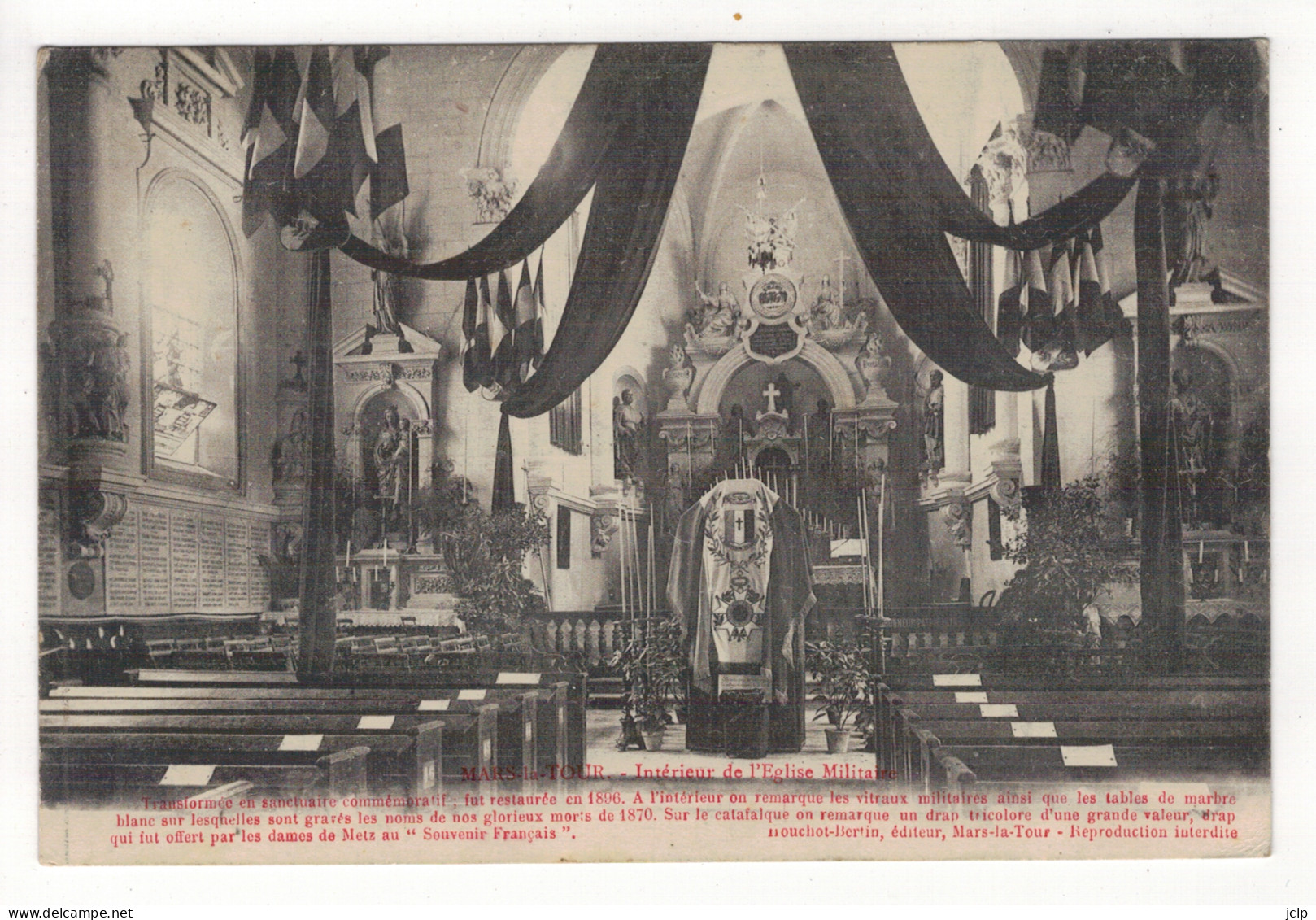 MARS-LA-TOUR (Metz) - Intérieur De L'Eglise Militaire. - Jarny