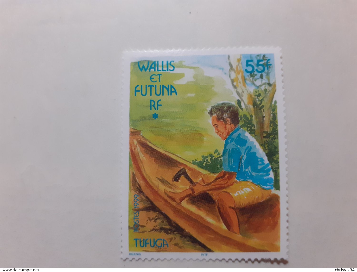 TIMBRE  WALLIS-ET-FUTUNA      N  533   COTE  1,70  EUROS   NEUF  SANS   CHARNIERE - Unused Stamps