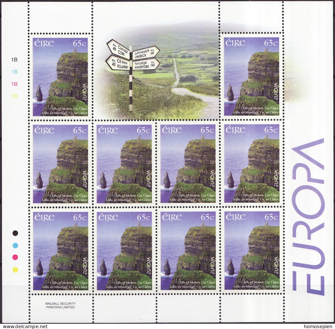 Irlande - Ireland - Irland Bloc Feuillet 2004 Y&T N°F1582 à F1583 - Michel N°KB1581 à KB1582 *** - EUROPA - Blocks & Sheetlets