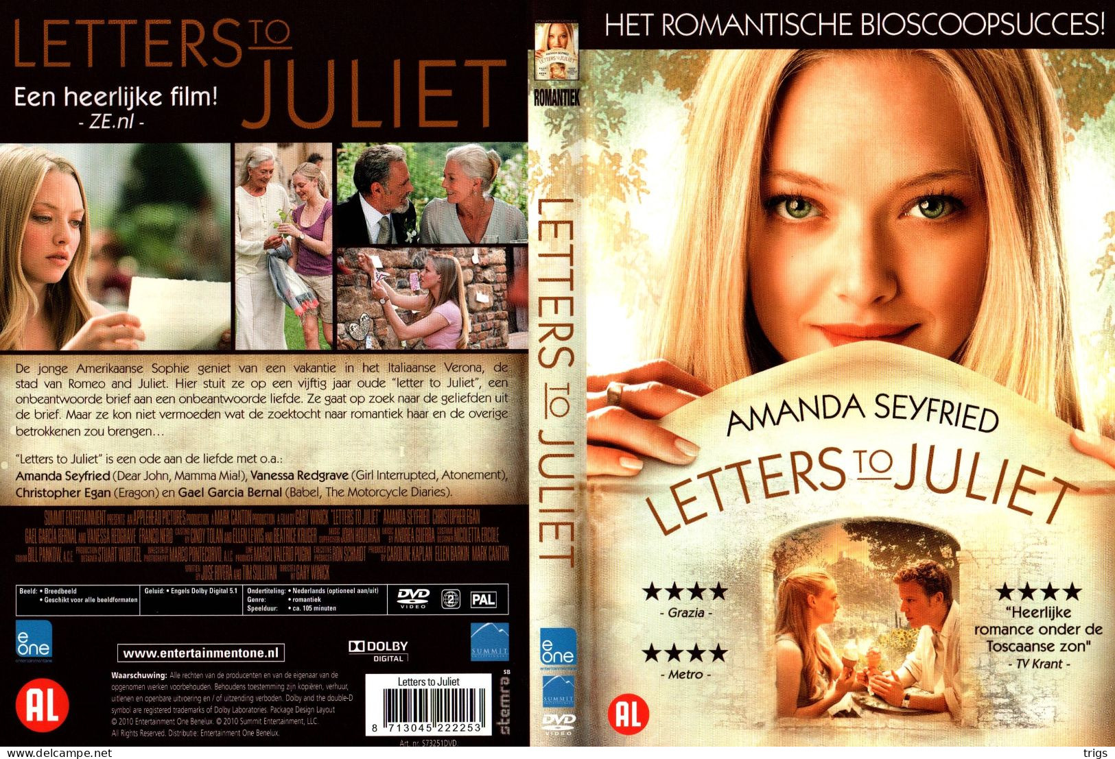 DVD - Letters To Juliet - Romantic