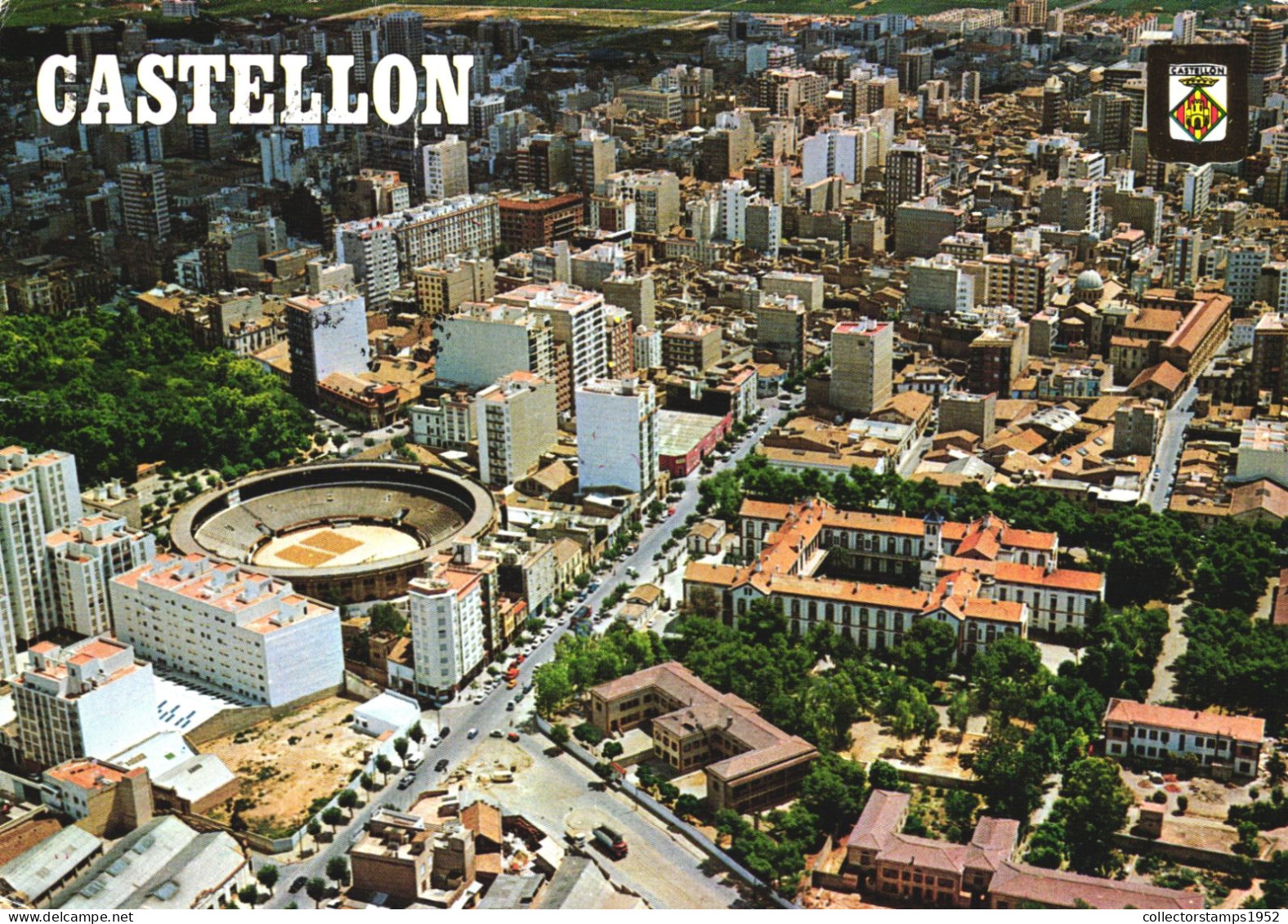 CASTELLON, ARCHITECTURE, CARS, ARENA, EMBLEM, SPAIN - Castellón