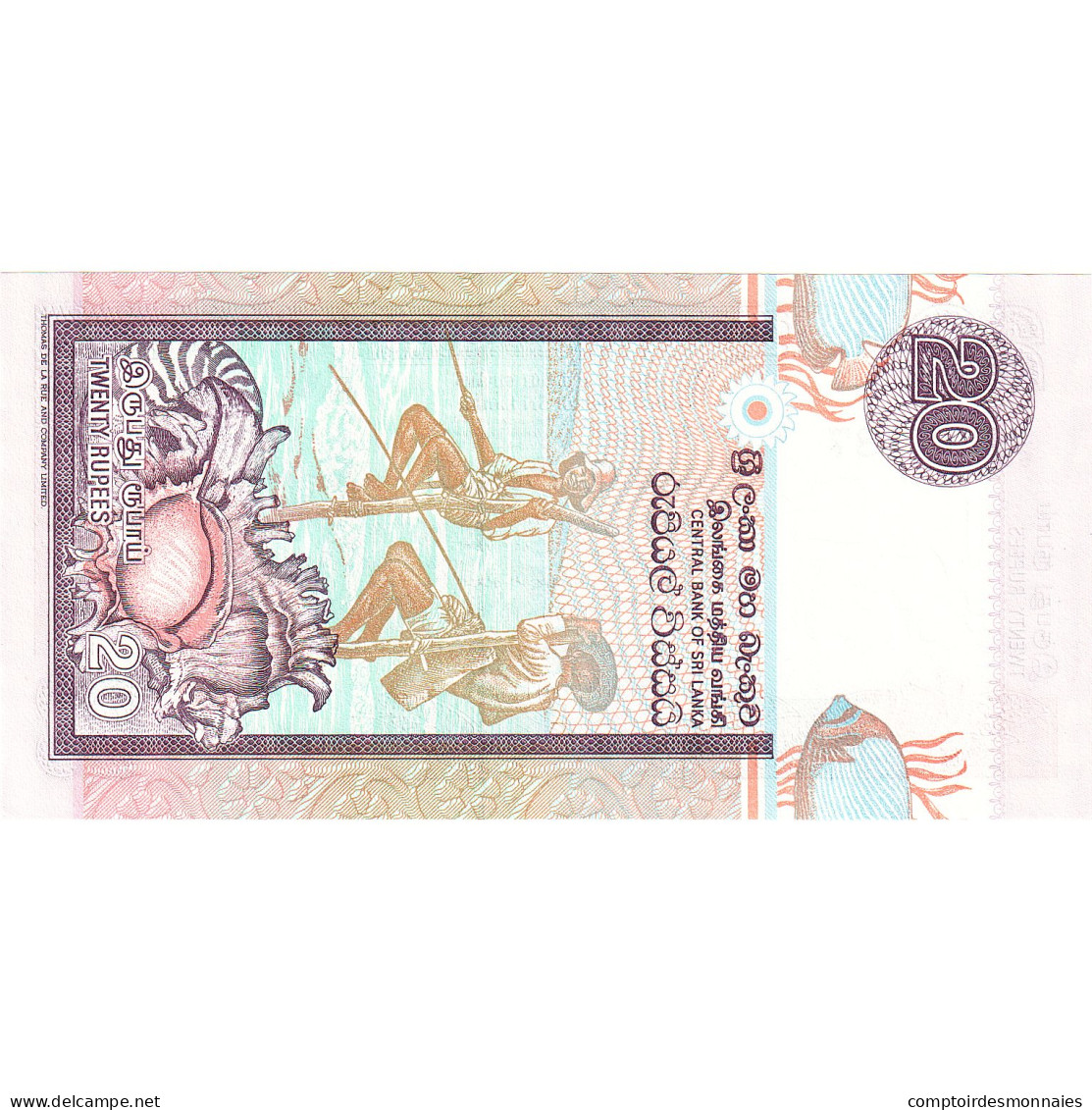 Billet, Sri Lanka, 20 Rupees, 1995-11-15, KM:109a, SPL - Sri Lanka