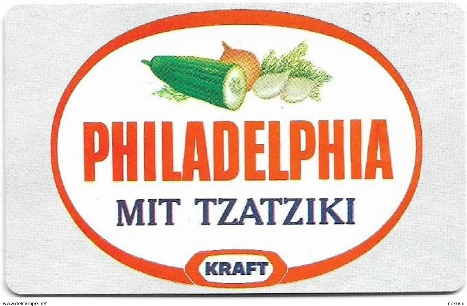 Germany - Kraft Philadelphia 2 - Tzatziki - K 0001B - 05.1988, 20U, 4.500ex, Used - K-Serie : Serie Clienti