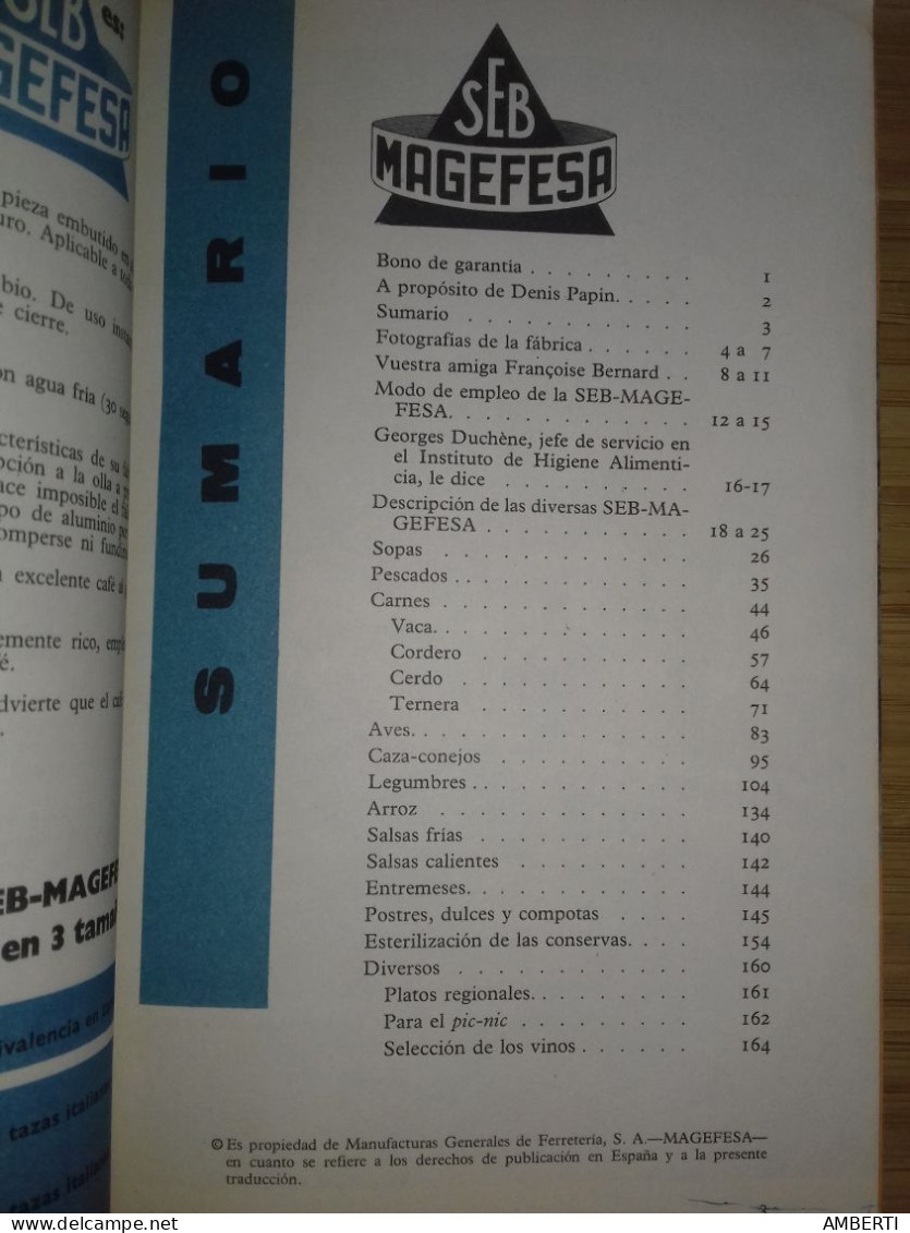 LIBRO DE RECETAS De MAGEFESA - Práctico