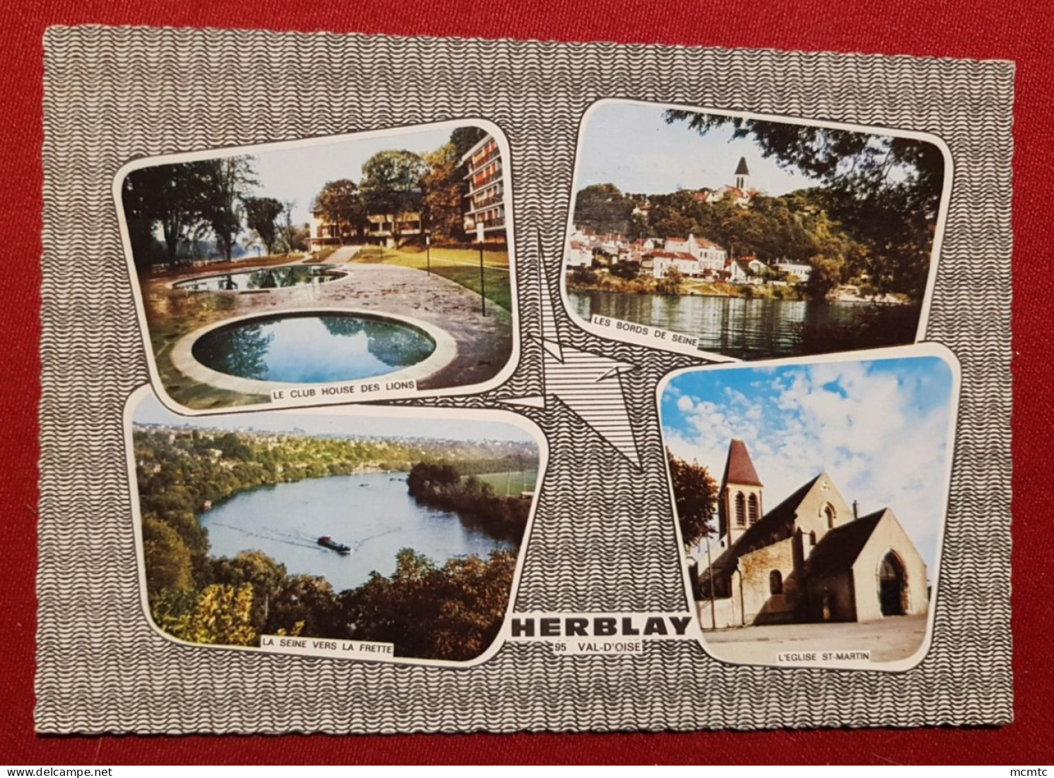 CPSM Grand Format - Herblay  -(95. Val D'Oise )  Multivues, Multivue - Herblay