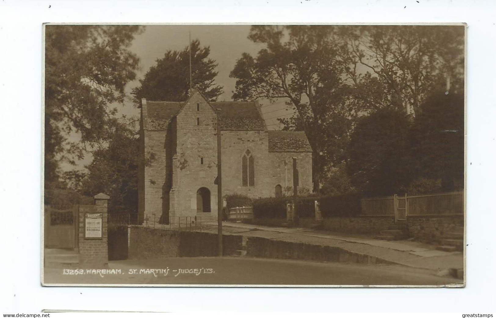 Dorset Rp Judges Wareham St. Martin's Church  Unused - Lynmouth & Lynton