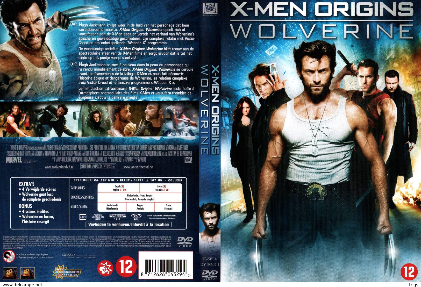 DVD - X Men Origins: Wolverine - Action, Aventure