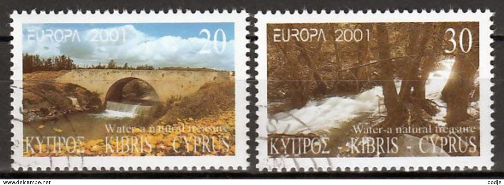 Cyprus  Europa Cept 2001 Gestempeld - 2001