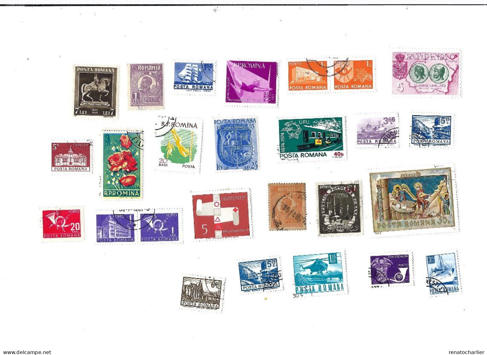 Collection De 80 Timbres Oblitérés. - Sammlungen