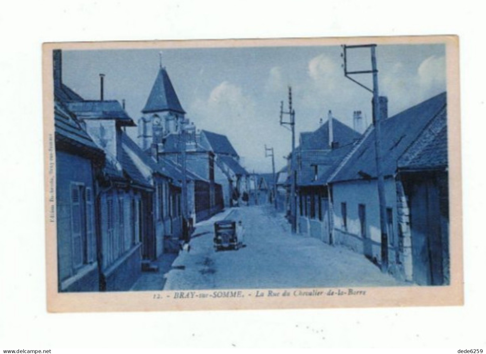 80_BRAY SUR SOMME_la Rue Du Chevalier De La Barre - Bray Sur Somme