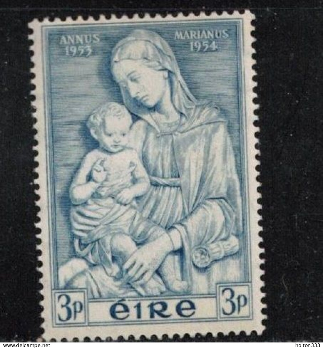 IRELAND Scott # 151 MH - Madonna By Della Robbia - # In Pencil On Back - Used Stamps