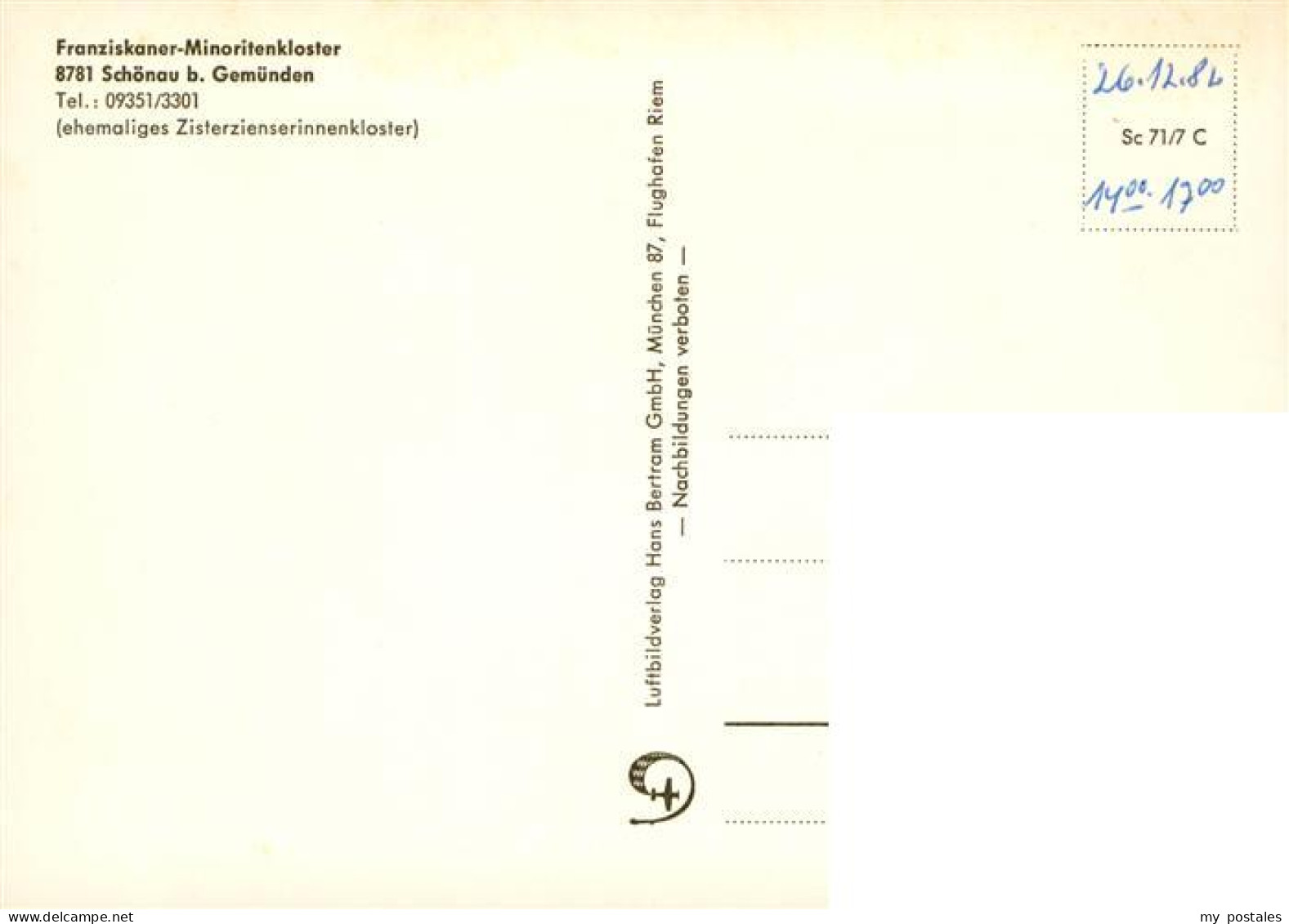 73941804 Schoenau_Gemuenden Franziskaner-Minoritenkloster - Gemünden