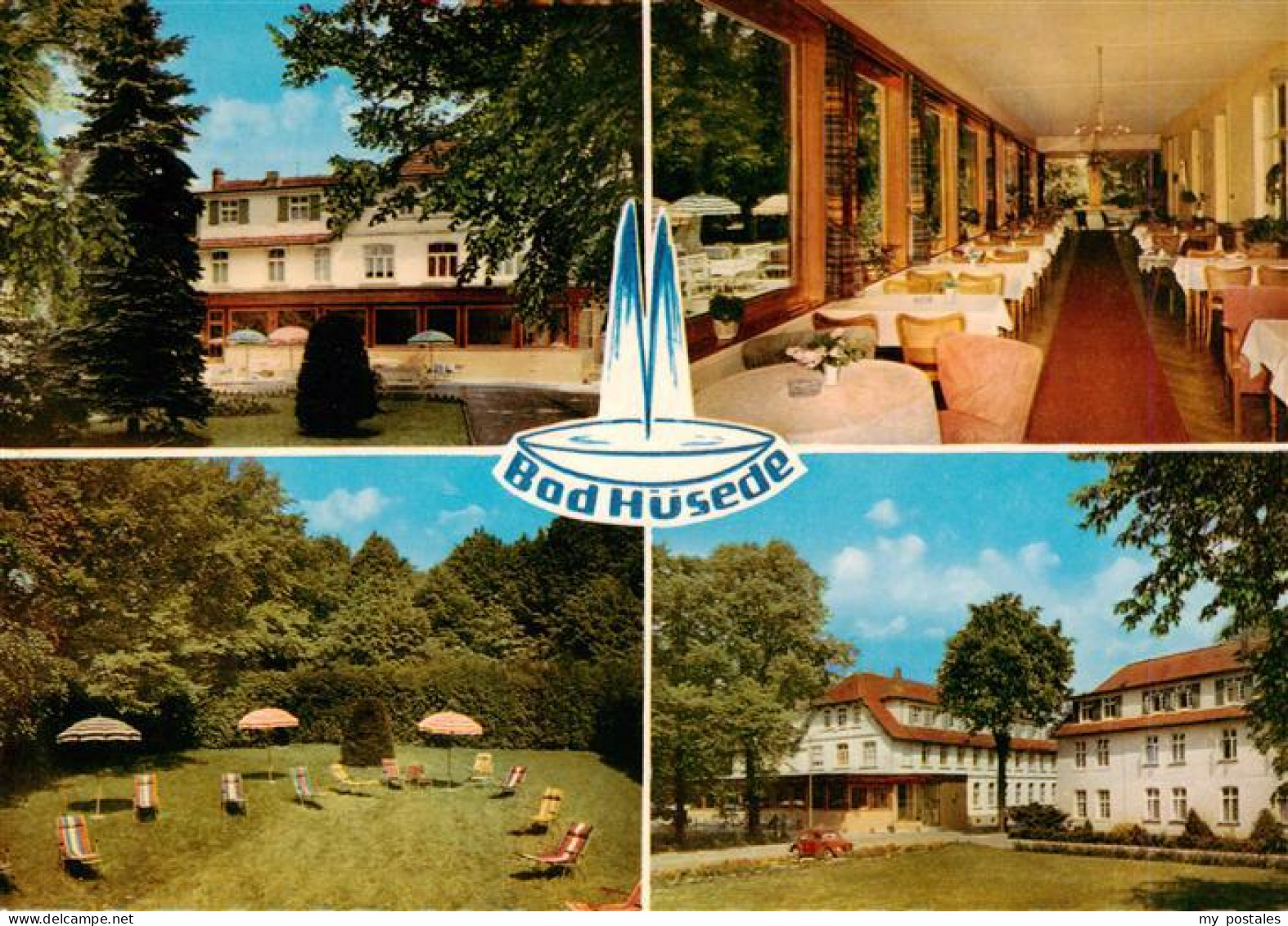 73941671 Bad_Huesede Kurhaus Gastraum Liegewiese Park - Bad Essen