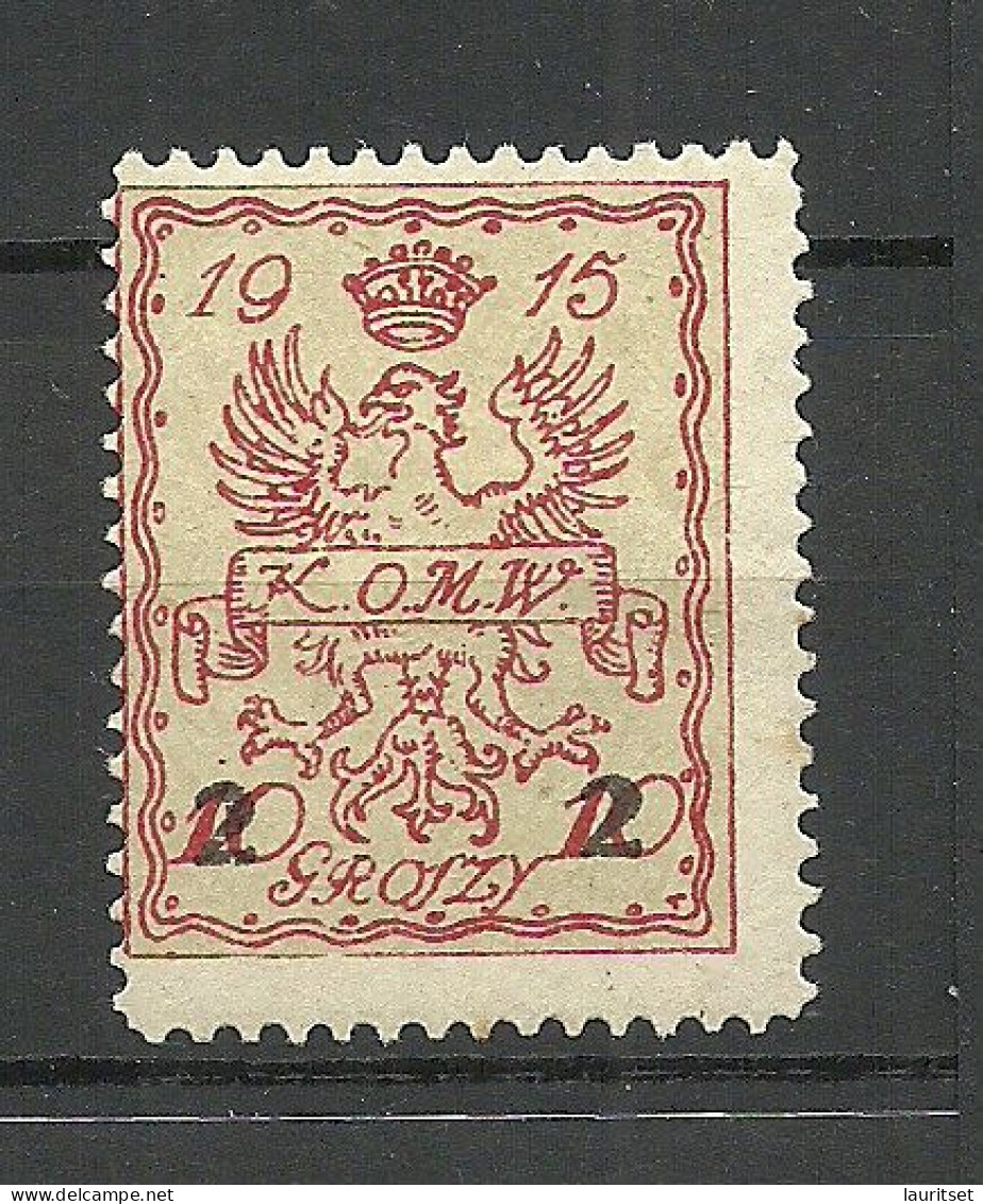POLEN Poland 1915 Stadtpost Warschau Michel 7 MNH - Unused Stamps