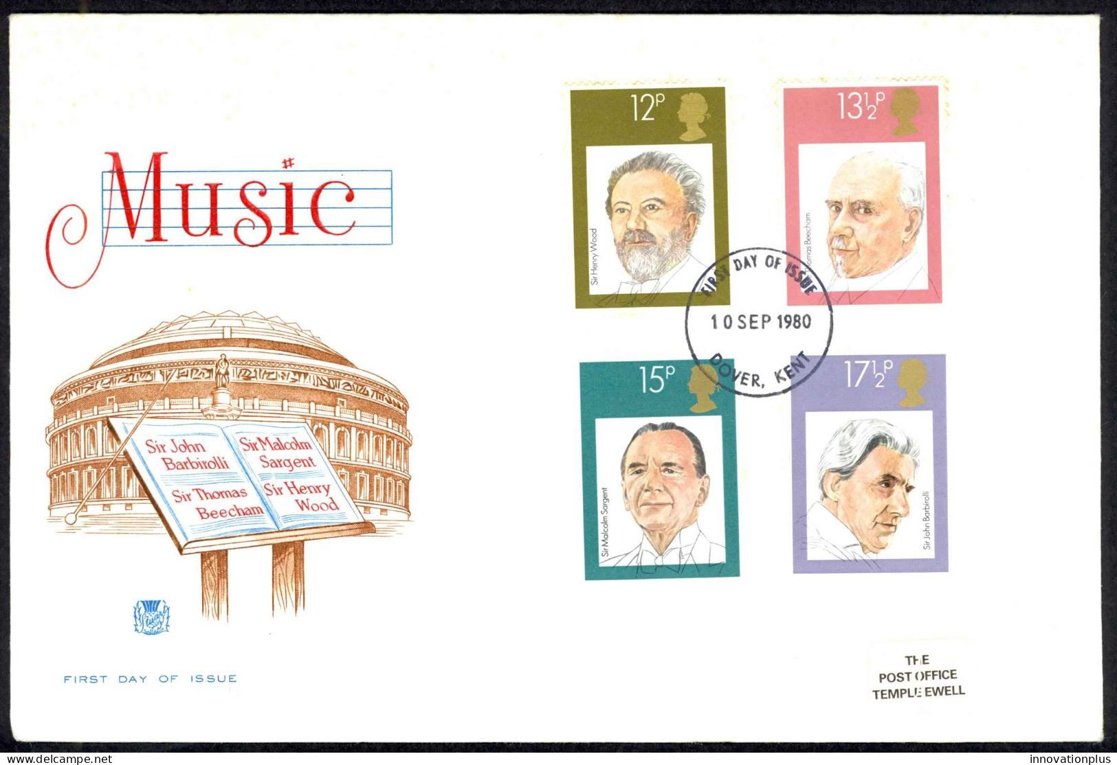 Great Britain Sc# 920-923 FDC (b) 1980 9.10 Conductors - 1971-1980 Em. Décimales