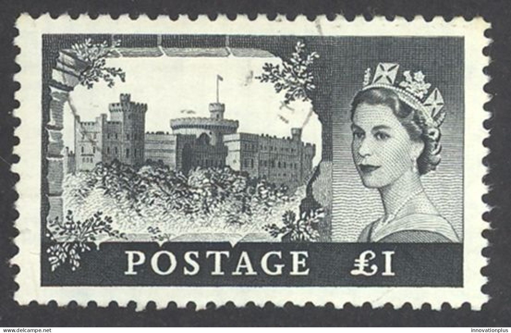 Great Britain Sc# 374 Used (a) 1959-1968 £1 Castle - Usati