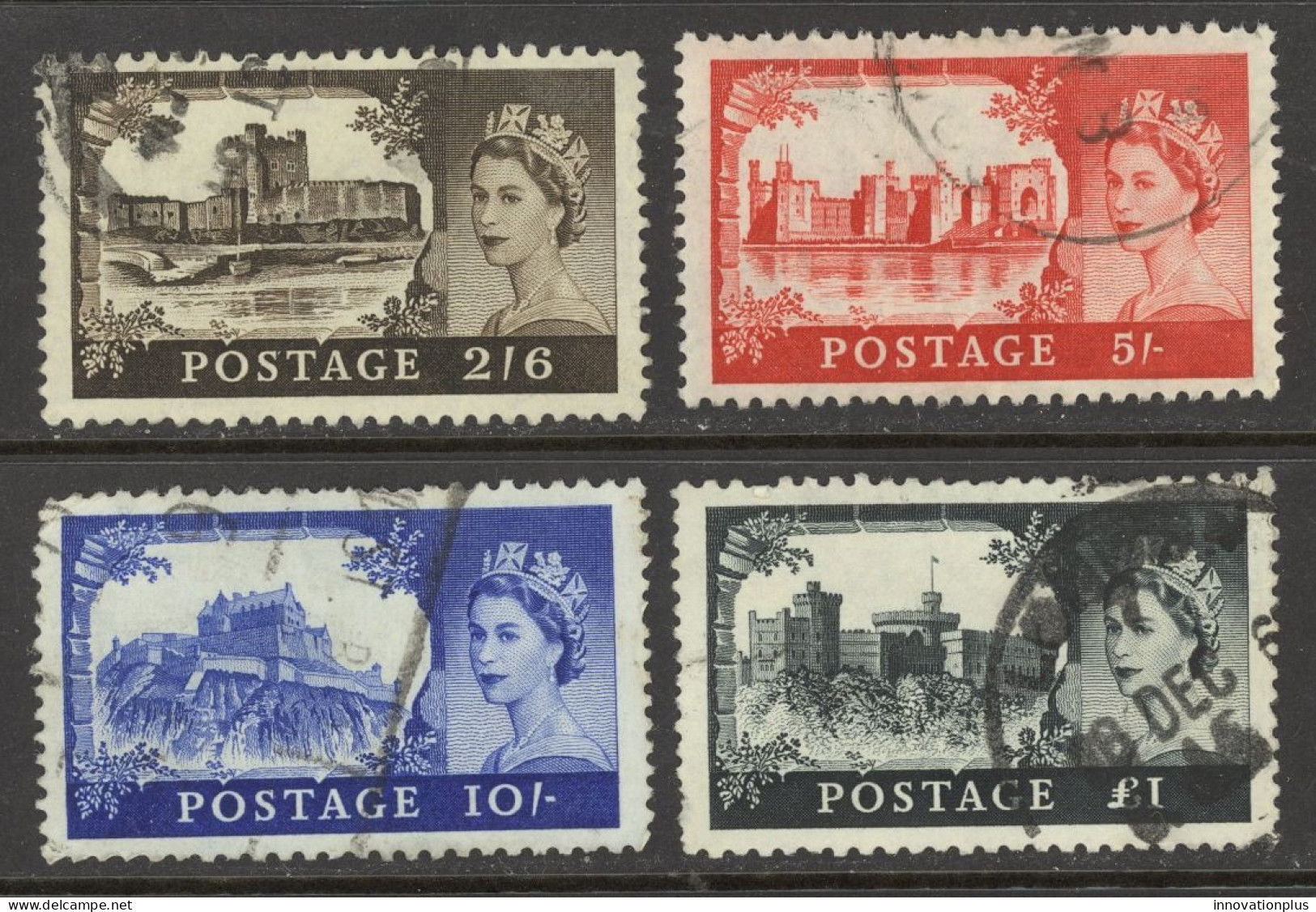 Great Britain Sc# 371-374 Used (a) 1959-1968 Castles - Usati