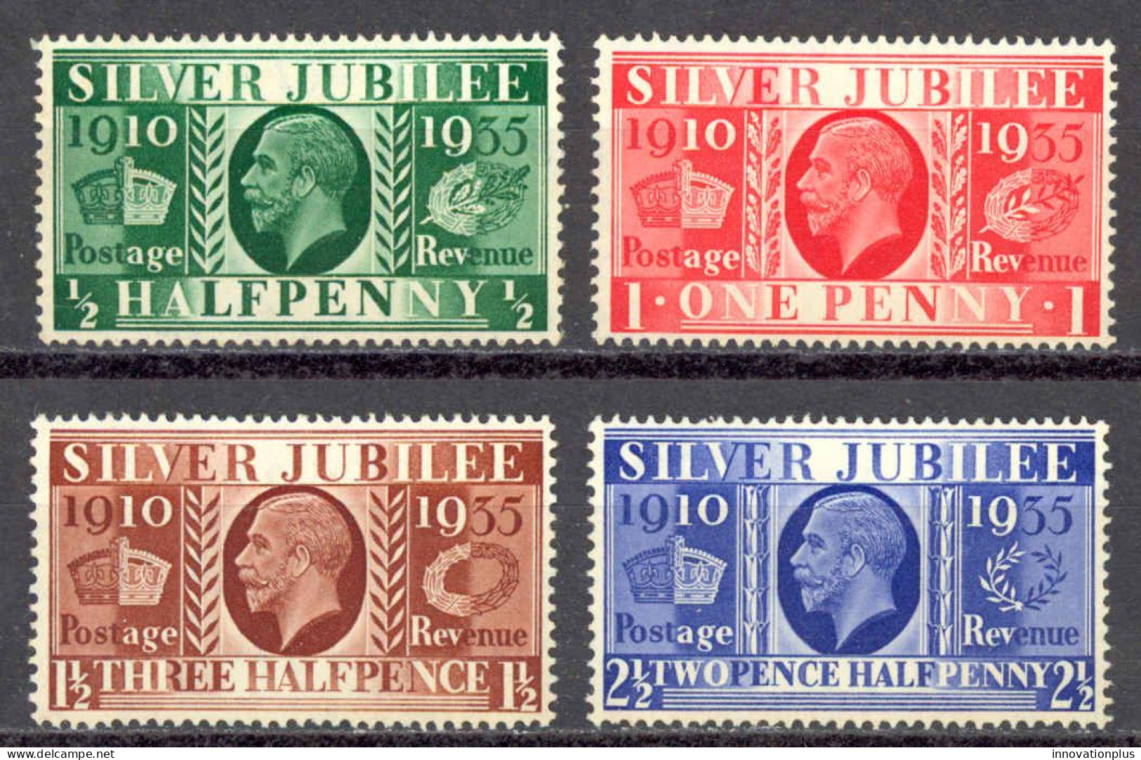 Great Britain Sc# 226-229 MNH 1935 ½-2½p Silver Jubilee Issue King George V - Nuovi