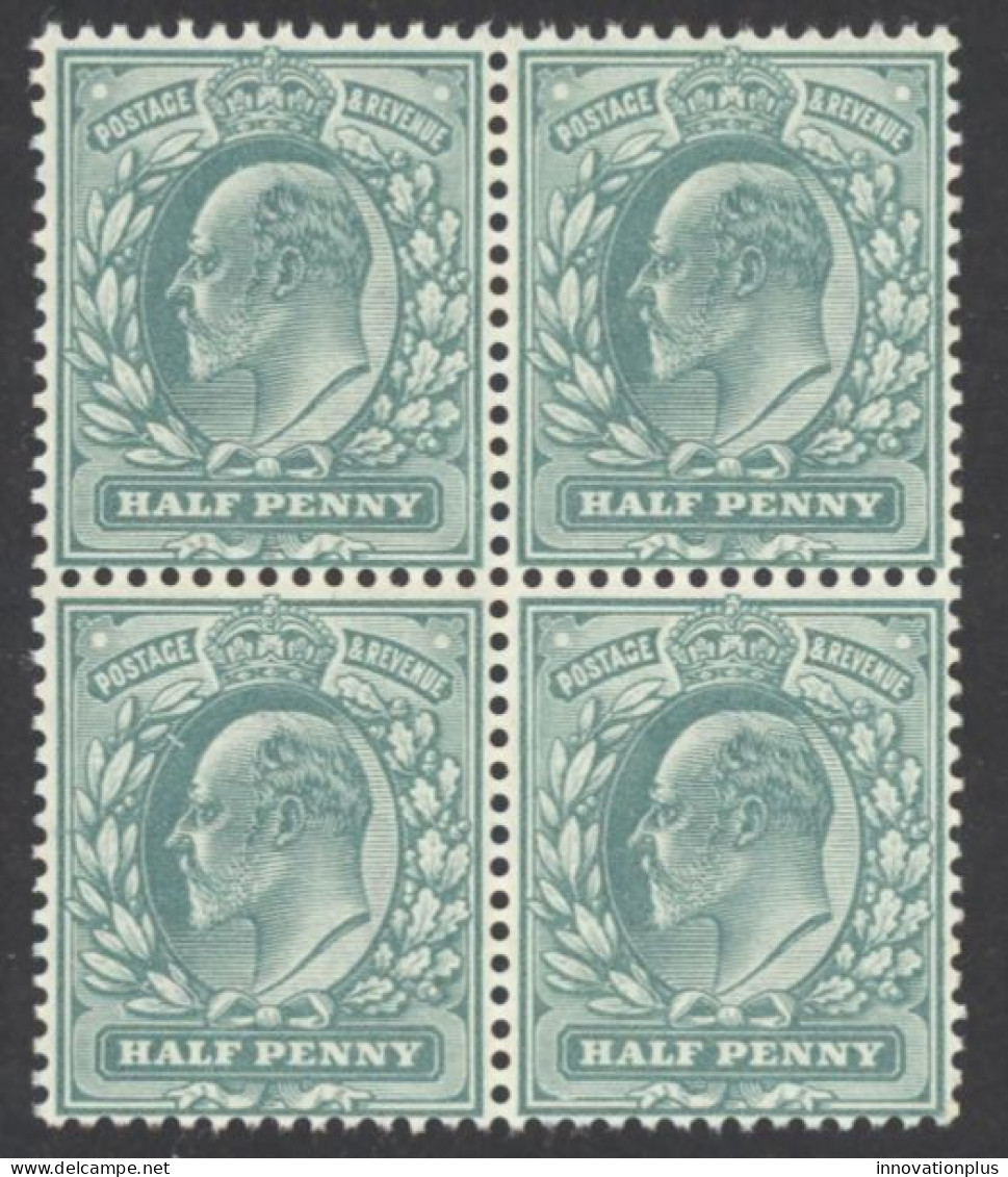 Great Britain Sc# 127 MNH Block/4 1902-1911 ½p King Edward VII - Neufs