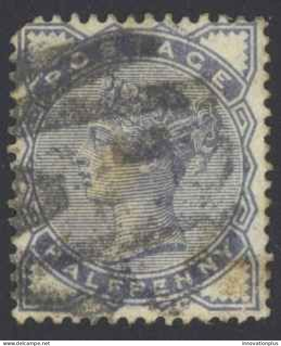 Great Britain Sc# 98 SG# 187 Used (a) 1884 ½p Slate Blue Queen Victoria - Ungebraucht