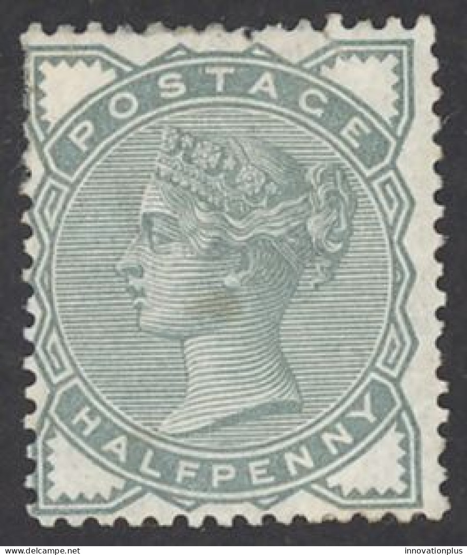 Great Britain Sc# 78 MH 1880-1881 ½p Deep Green Queen Victoria - Unused Stamps