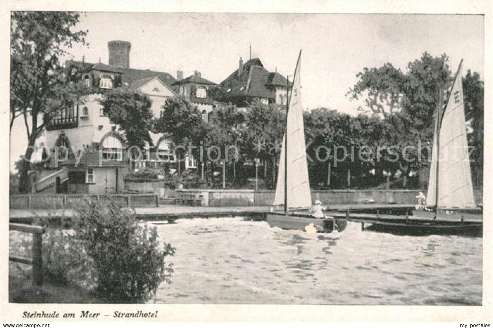 43032957 Steinhude Strandhotel Segelboot Steinhuder Meer Steinhude - Steinhude