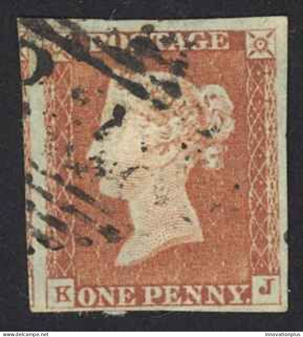 Great Britain Sc# 3 SG# 8 Used (b) 1841 1p Red Brown Queen Victoria - Usati