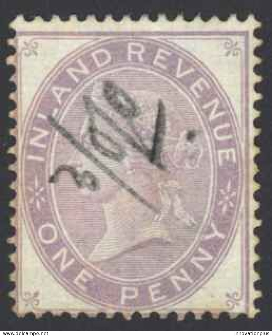 Great Britain Sc# F18 Used Fiscal (non-postal) 1867-1881 Purple  - Revenue Stamps