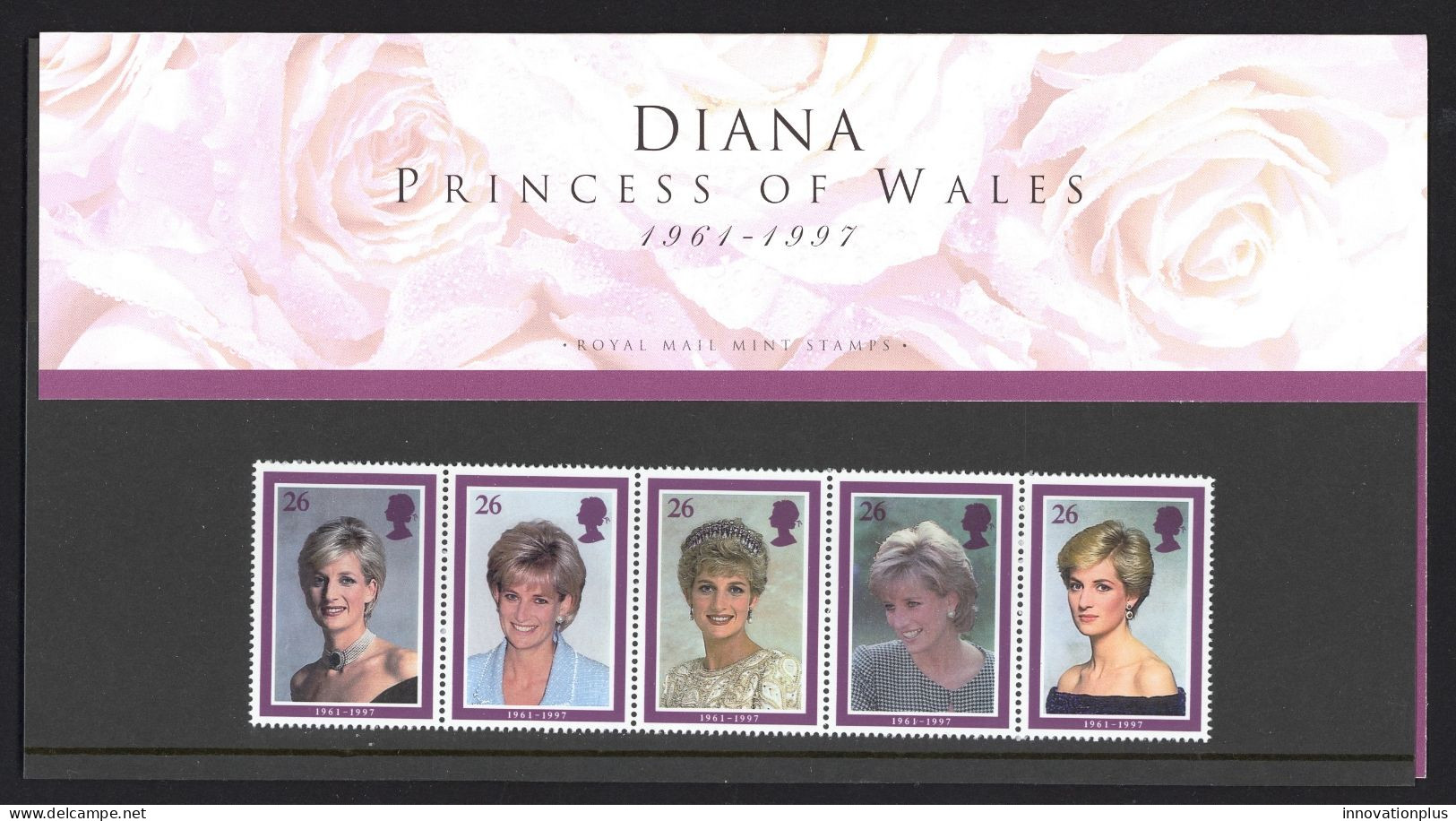Great Britain Sc# 1795a Presentation Pack 1998 26p Diana Princess Of Wales - Presentation Packs
