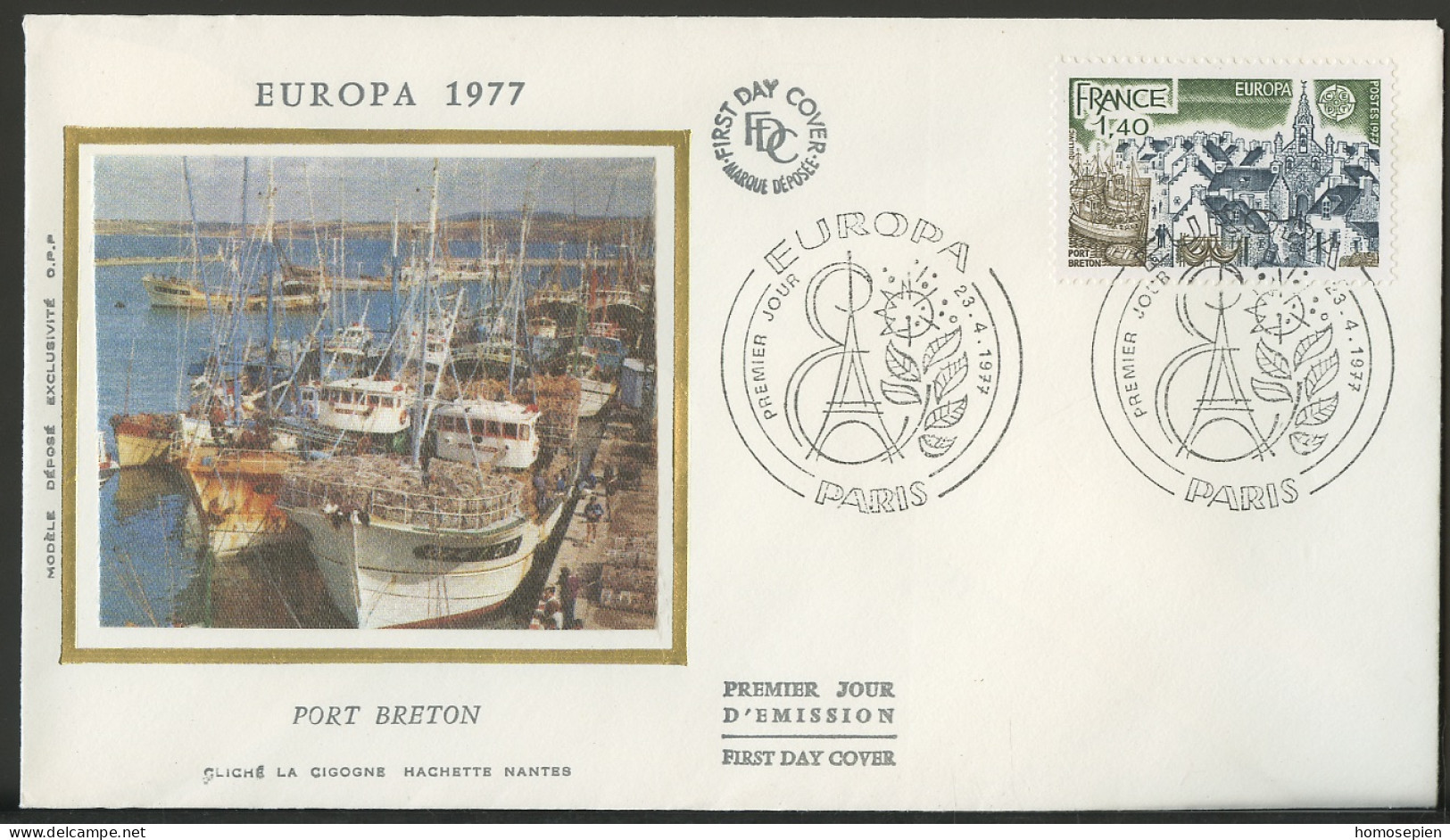 Europa CEPT 1977 France - Frankreich FDC Y&T N°1929 - Michel N°2025 - 1,40f EUROPA - 1977