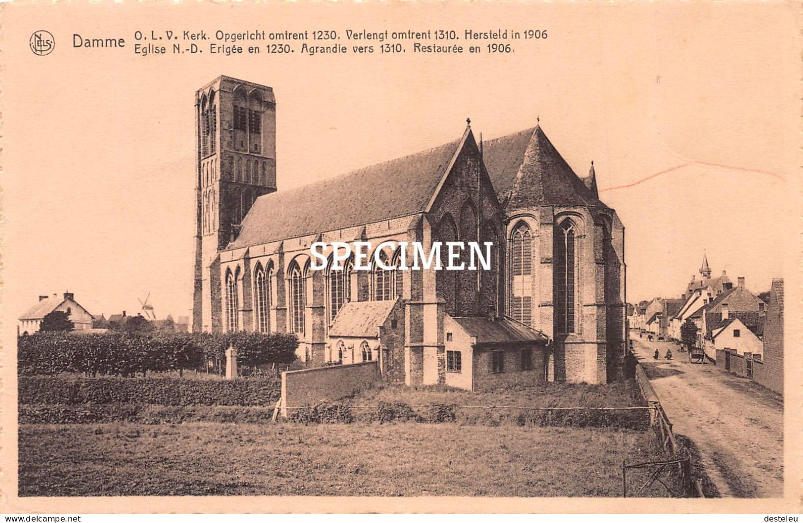 OLV Kerk Opgericht Omtrent 1230 - Damme - Damme