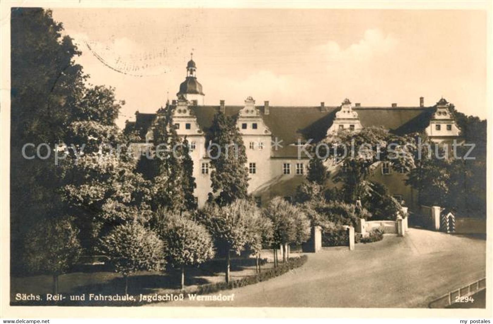 43028332 Wermsdorf Saechsische Reit- Und Fahrschule Jagdschloss Wermsdorf - Wermsdorf