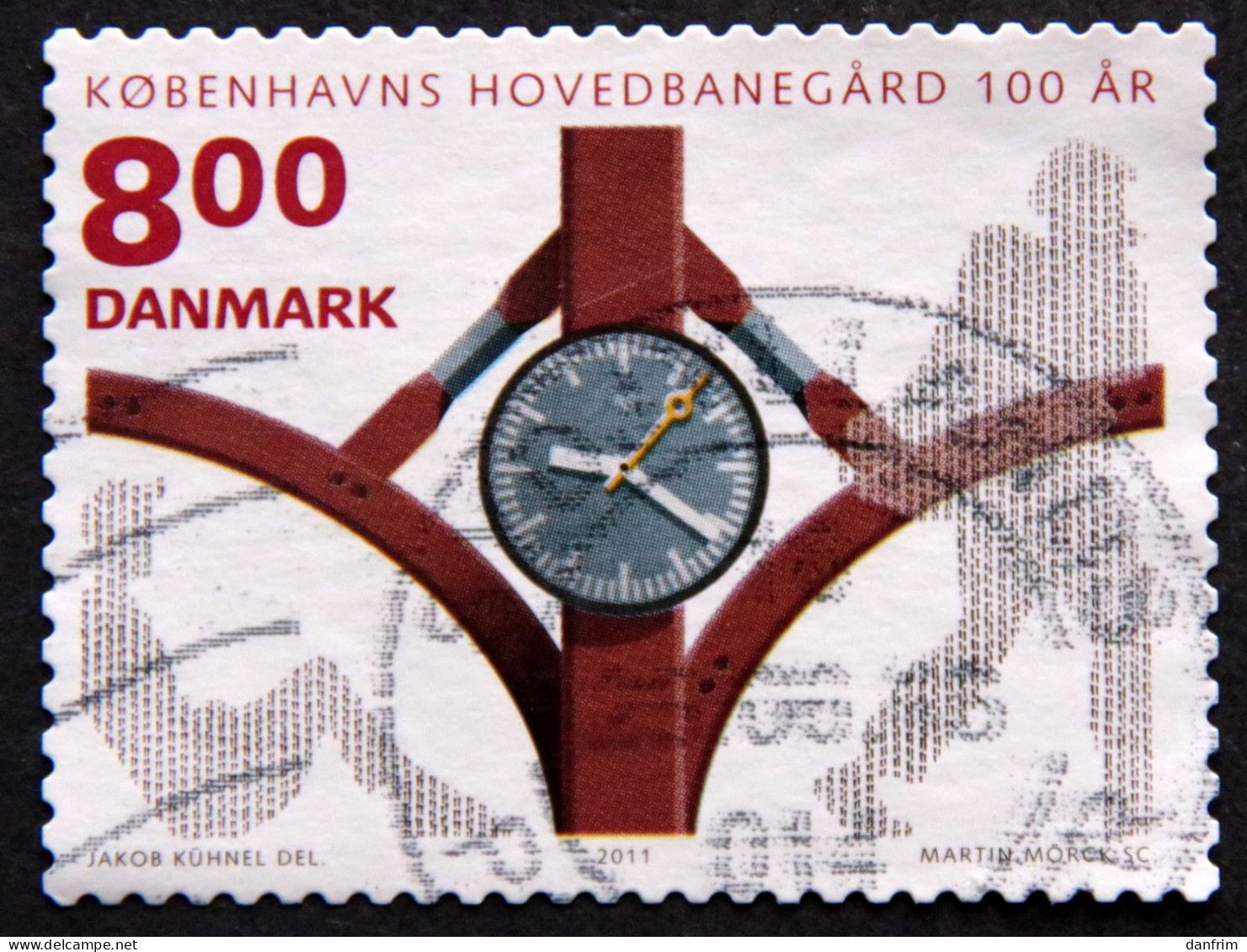 Denmark 2011 Copenhagen Central Station 100 Years  Minr.1670C     (O)  ( Lot B 2224 ) - Oblitérés