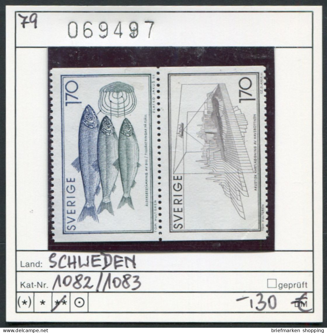 Schweden 1979 - Sweden 1979 - Suède 1979 , Michel 1082/1083  - ** Mnh Neuf Postfris - Blocchi & Foglietti