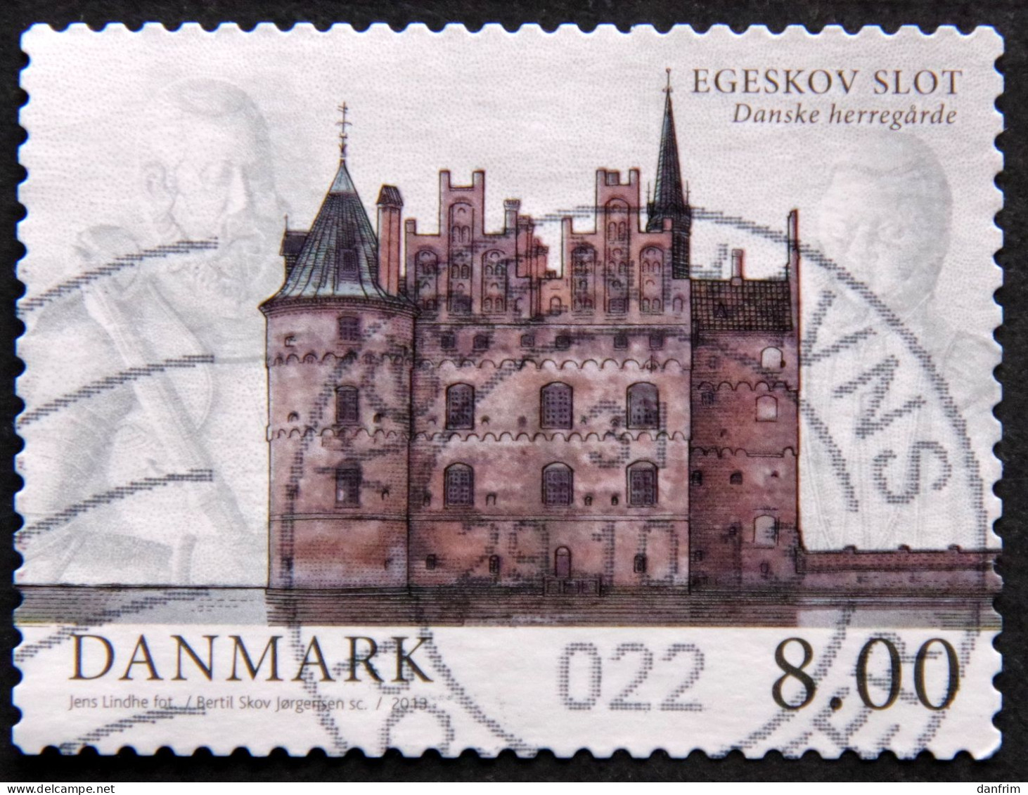 Denmark 2013  MiNr.1735A   (O)     Castle Schloss  Château   (lot B 2229 ) - Gebraucht