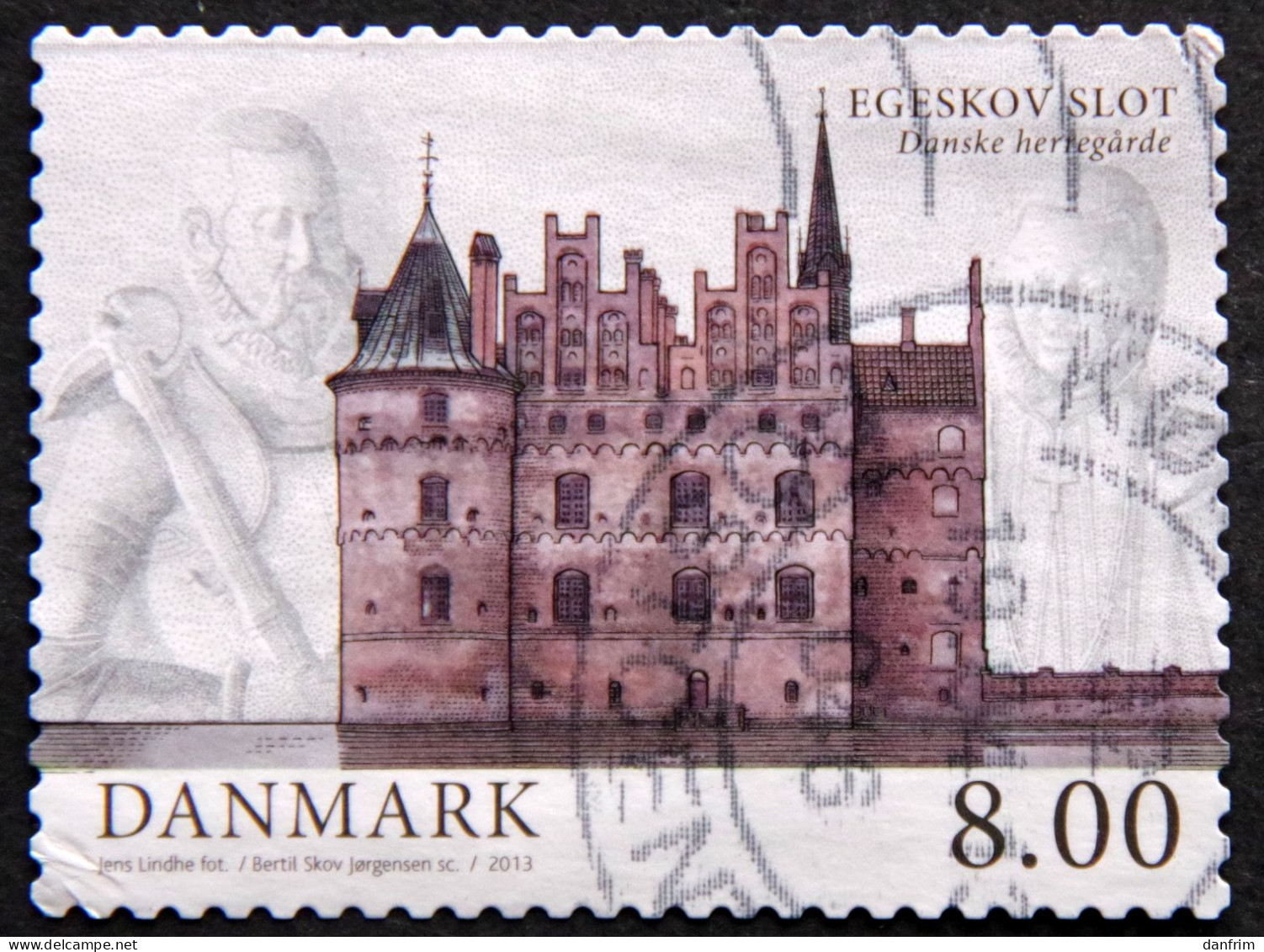 Denmark 2013  MiNr.1735A   (O)     Castle Schloss  Château   (lot B 2230 ) - Usati