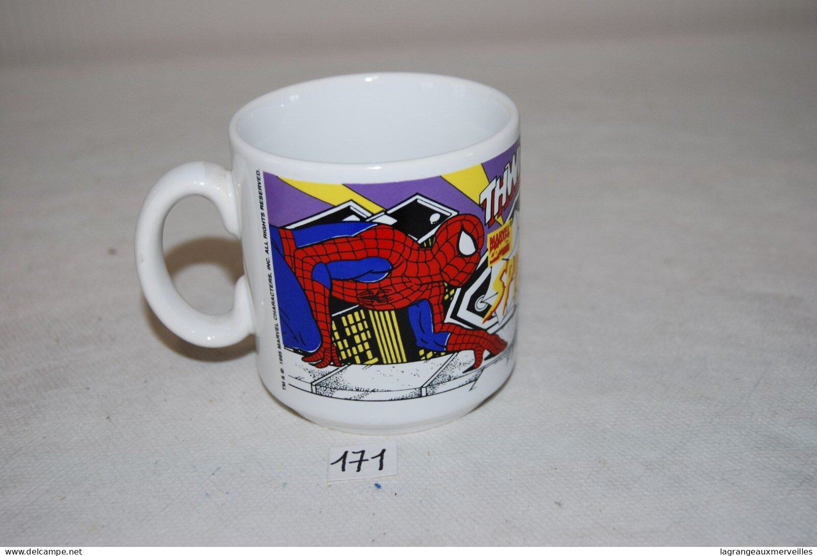 C171 Ancien Mug - Spiderman - Marvel 1995 - Tasas