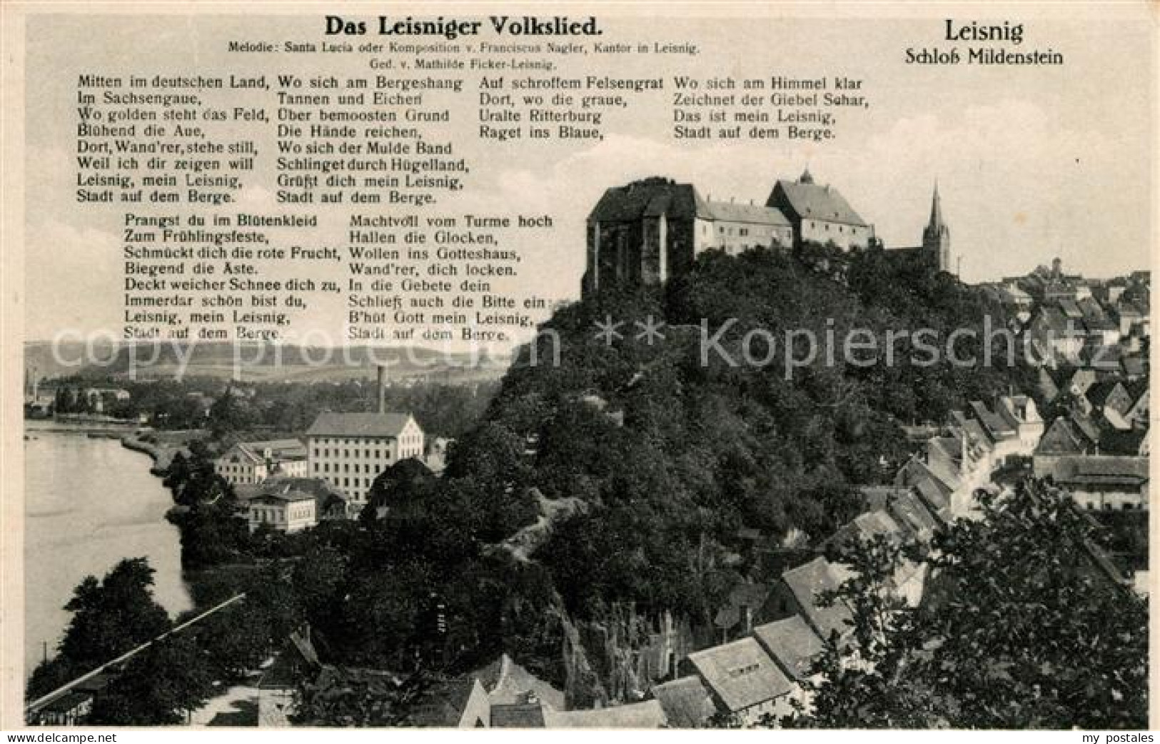 43022858 Leisnig Schloss Mildenstein Volkslied Leisnig - Leisnig