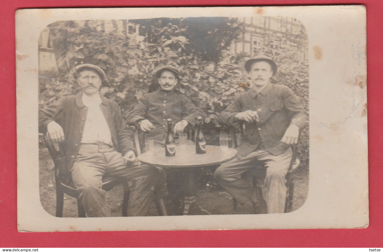 Ham-sur-Heure-Jamioulx ... Famille Jopart-Hecq ... Carte Photo, Feldpost 1916 ( Voir Verso ) - Ham-sur-Heure-Nalinnes