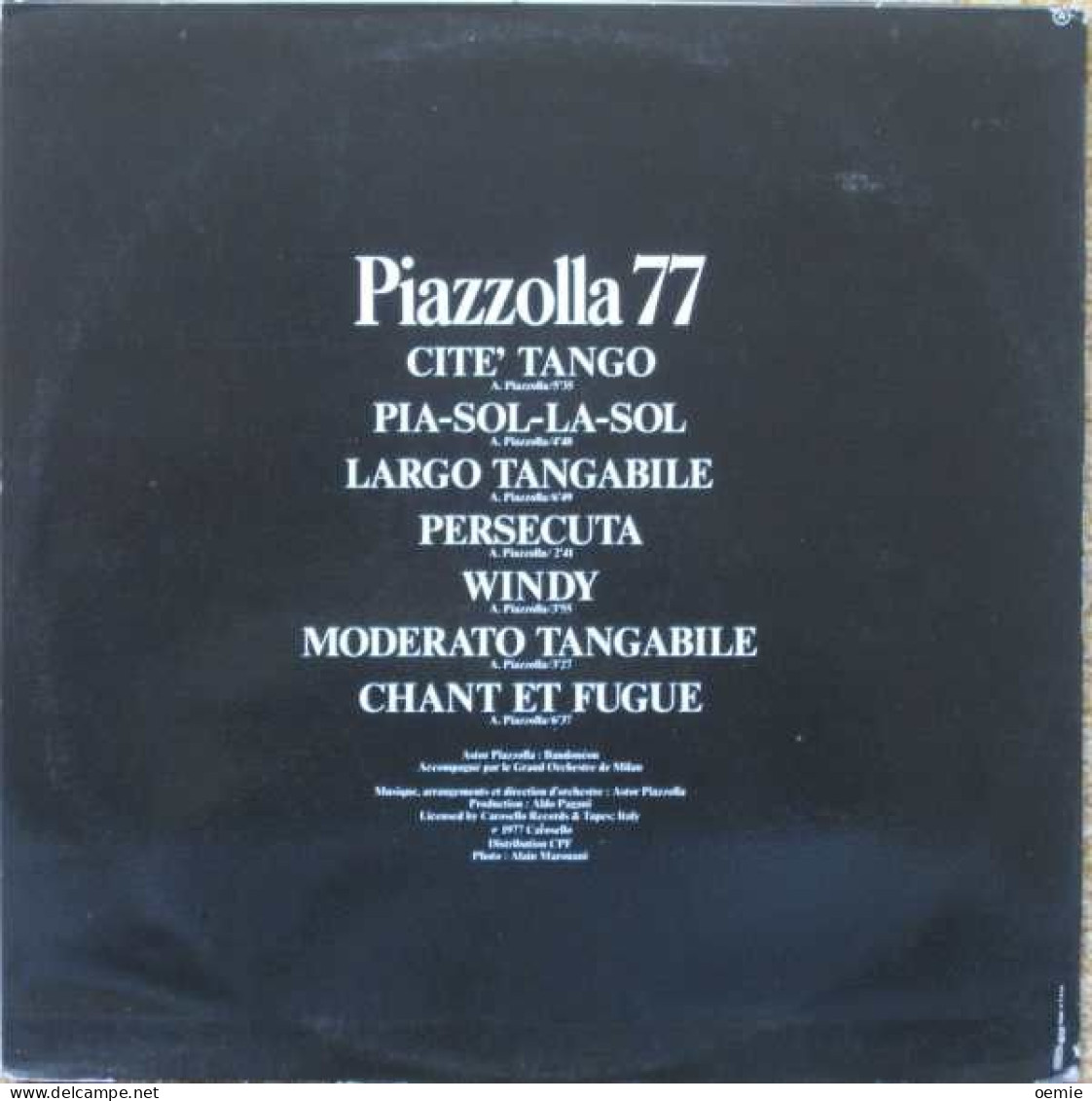 PIAZZOLLA   77 - Strumentali