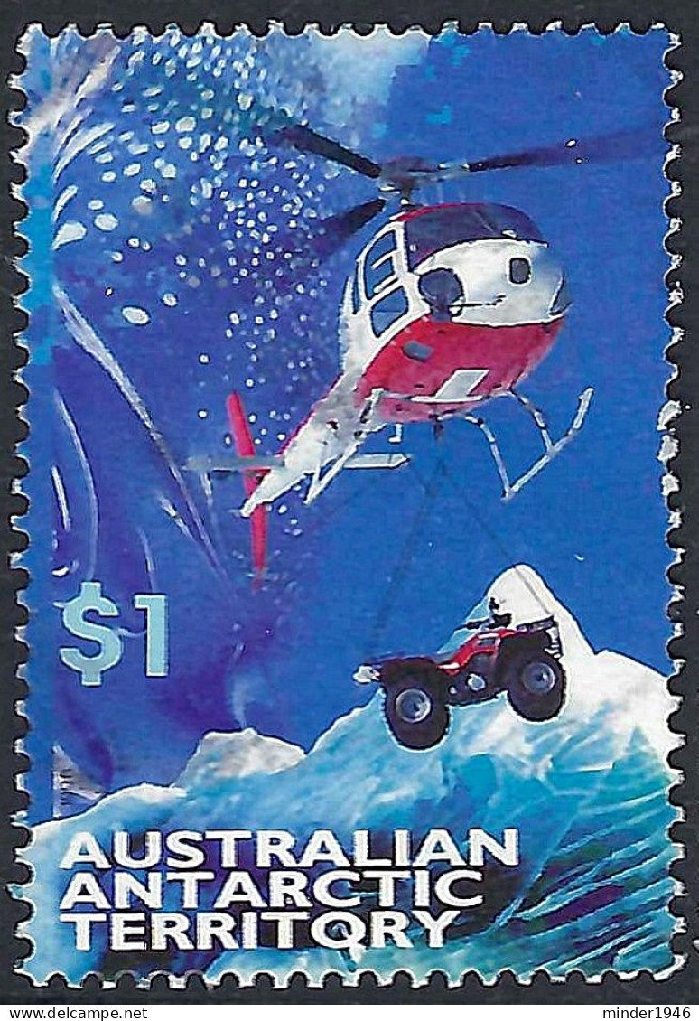 AUSTRALIAN ANTARCTIC TERRITORY (AAT) 1998 QEII $1 Multicoloured, Antarctic Transport-Helicopter SG124 FU - Used Stamps