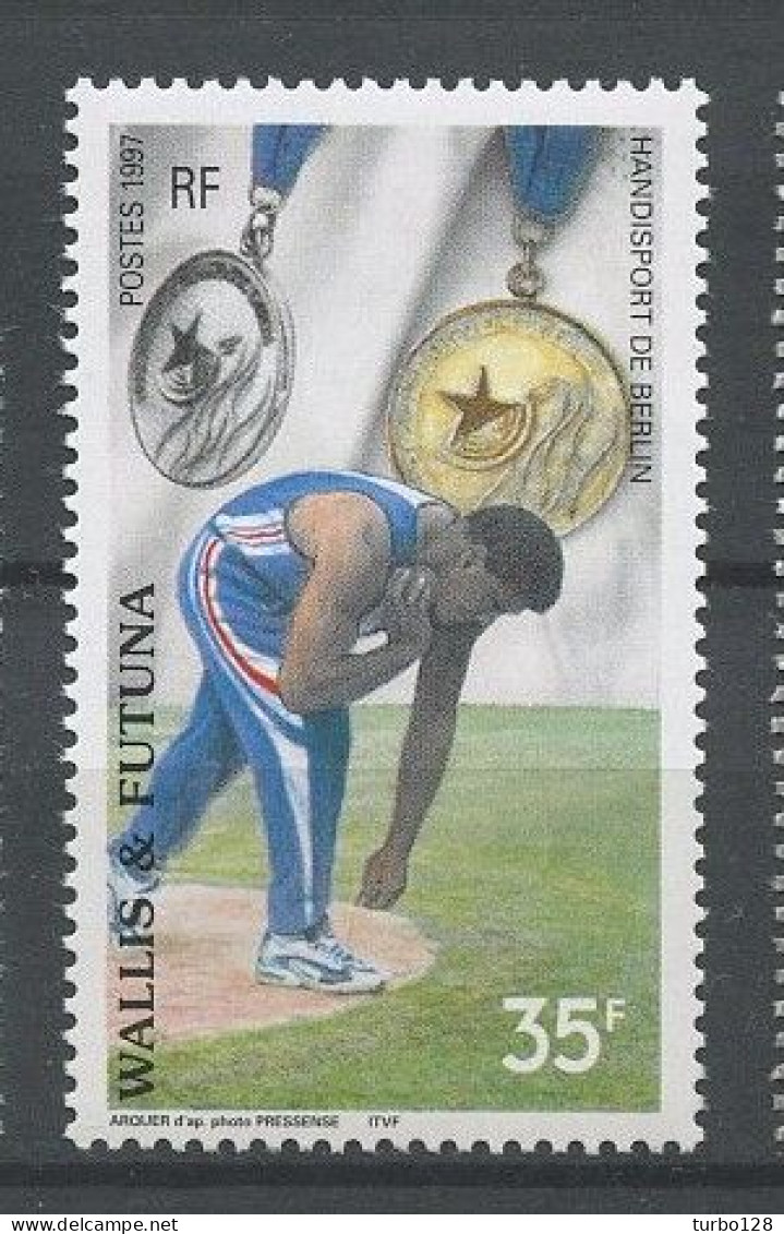 WALLIS FUTUNA 1997 N° 509 ** Neuf  MNH Superbe Sports Handisport Lanceur De Poids - Unused Stamps