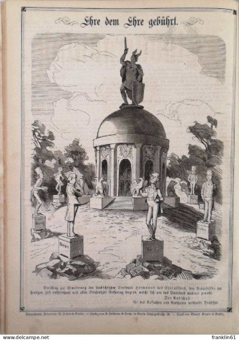 Kladderadatsch. Humoristisch-satyrisches Wochenblatt. 14. Jahrgang.1861. Hefte 1-60 (vollständig). - Other & Unclassified