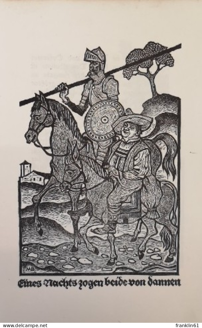 Eine Holzschnittfolge Von F. Mayer-Beck Zu Miguel De Cervantes Don Quijote Nebst Einer Betrachtung Ivan Turgen - Poésie & Essais
